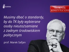 Profesor Marek Safjan były prezes TK i były sędzia TSUE w TVN24