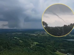Nagranie trąby powietrznej trafiło do sieci. Przeszła nad Polską