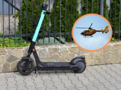 Wypadek 16-latka na hulajnodze. Chłopiec trafił do szpitala