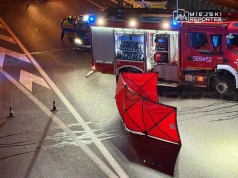Potrącenie pieszego na autostradzie A2. Lądował śmigłowiec LPR. Droga zablokowana
