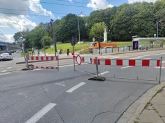 Tak wygląda teraz Limanowskiego. Trwa remont torowiska