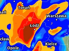 Idzie olbrzymia ulewa. Mapa wskazuje, które miejsca może zalać