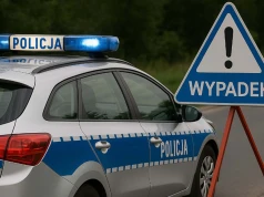Czołowe zderzenie na DK63. Samochodem podróżowała matka z 4-miesięcznym dzieckiem
