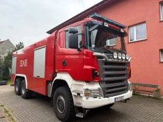 Trzyosiowa Scania wzmocnieniem OSP w Polanowie
