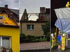 Burze przetoczył się przez południe Polski. Wiatr zrywał dachy z domów