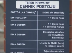 „Ojcze Nasz” zamiast złotówki. Niezwykły cennik parkingu