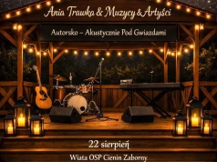 Zapraszają na muzyczny wieczór pod gwiazdami w Cieninie Zabornym