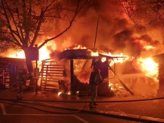 Wielki pożar katowickiego targowiska. Zatrzymano 23-latka