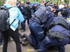 Awantura podczas protestu na drodze do Morskiego Oka. Interweniowała policja