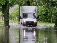 Inowrocław pod wodą. Do tej pory nawałnice go omijały