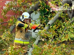 Ponad 2 tysiące interwencji po wichurach na Mazowszu. Najwięcej w Warszawie. 128 tysięcy odbiorców bez prądu