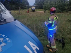 Trzymał się hulajnogi podczas jazdy na rowerze. Poważny wypadek 12-latka