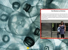 Matka przez 9 lat zbierała na działkę. Zbudowali jej dom z 7 ton plastiku