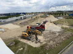 Ruszyła przebudowa węzła Opacz. Będzie więcej pasów, w tle poszerzenie autostrady A2
