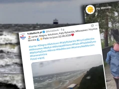 Pozamykane kąpieliska nad Bałtykiem. "Wiatr łamie parasolki, sztorm zalewa plaże"