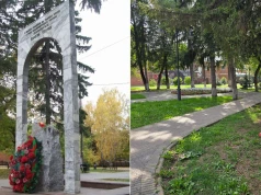 Miał być pomnik, są rabatki. Rosjanie "zrekonstruowali" skwer poświęcony Polakom