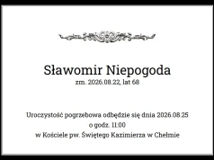 Nie żyje Sławomir Niepogoda, były radny i wieloletni dyrektor WORD w Chełmie