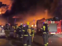 Morze ognia w Petersburgu. Płonie już 82 tys. metrów kwadratowych