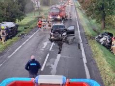 Makabryczny wypadek na DK73 na Podkarpaciu. Pięć osób wylądowało w szpitalu