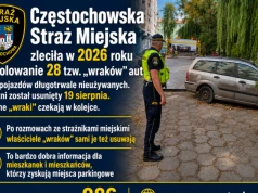 Wraki znikają z częstochowskich parkingów. Straż Miejska usuwa kolejne auta!