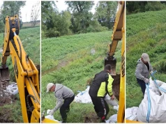 Wody Polskie: wyrwa w Kanale Modrym w Bągarcie