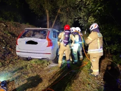 Z ostatniej chwili: Nocny pożar samochodu. Auto doszczętnie spłonęło