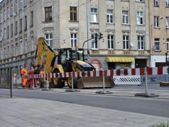 Remont torowiska przy Placu Kościelnym. Są utrudnienia