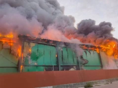 Ogromny pożar ubojni drobiu na Podlasiu. Straty idą w miliony złotych