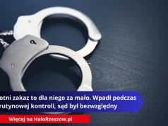 Dożywotni zakaz to dla niego za mało. Wpadł podczas rutynowej kontroli, sąd był bezwzględny