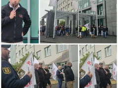 Sierpień 80 przed siedzibą JSW: Restrukturyzacja nie oznacza likwidacji