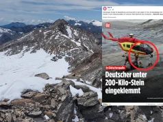 Dramatyczna akcja ratunkowa w Alpach. Niemiecki turysta utknął w szczelinie