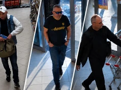 Policja ponownie publikuje wizerunki trzech mężczyzn. Chodzi o kradzieże w sklepach