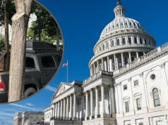 Przyjechał z drugiego końca USA z gilotyną. Stanęła przed Kapitolem
