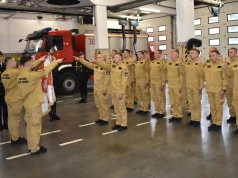Olsztyn. Nowi strażacy złożyli ślubowanie