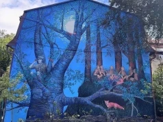 Nowy mural w Bielsku-Białej. Harcerska historia trafiła na miejską ścianę