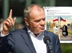 Czesi reagują po wpisie Tuska w ich języku