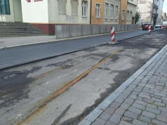 Przy okazji prac na Poznańskiej odnaleziono stare tory tramwajowe