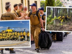 Strażak z Opola w Hiszpanii walczy z ogniem. Kapitan Łukasz Nowak na misji GFFF Poland