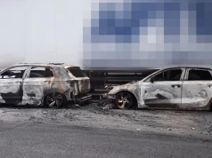 Pożar w Katowicach. W nocy spłonęły dwa samochody