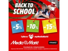 Powróć do szkoły z Media Markt i nowym sprzętem. Zgarnij nawet 15% dodatkowego rabatu za zakup co najmniej dwóch produktów