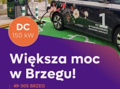 ChargeIn zwiększa moc stacji w Brzegu do 150 kW. Szybsze ładowanie z atrakcyjną ceną