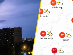 Załamanie pogody uderzy już dziś wieczorem. Silne burze coraz bliżej Polski
