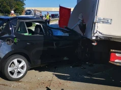 Tragiczne zderzenie na A4. Kabina kierowcy została całkowicie zmiażdżona