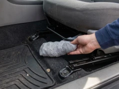 Włożenie skarpety z ryżem pod siedzenie. Dlaczego jest zalecane i po co się to robi?