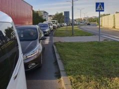 Gigantyczny poranny korek w Ciechanowie