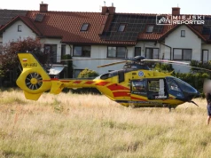 Dramat na Białołęce. Nie żyje 16-latek. Służby walczyły o jego życie. W akcji ratunkowej załoga śmigłowca LPR