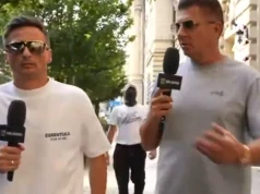 Borek i Peszko nadawali na żywo w Krakowie. Nagle podszedł zamaskowany człowiek