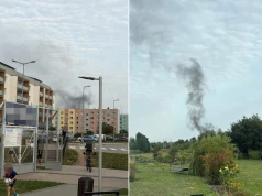 Pożar na terenie nieczynnych zakładów w Świebodzicach