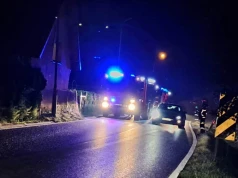 Lampa się pali – na miejscu straż pożarna