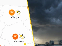 Nowa fala burz i deszczu wtargnie do Polski. Tutaj pogoda będzie dziś niebezpieczna